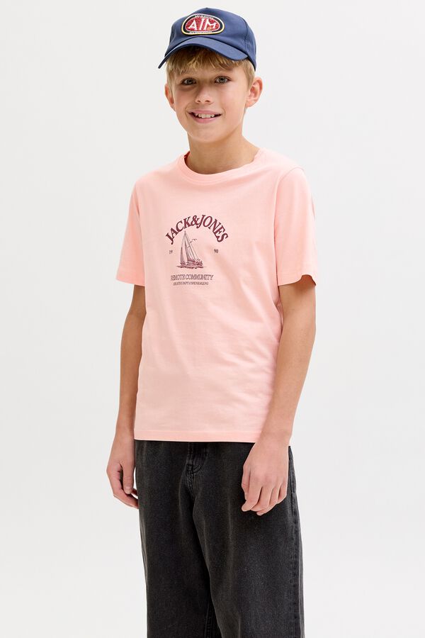 Jack & Jones Junior Short-sleeved T-shirt pink
