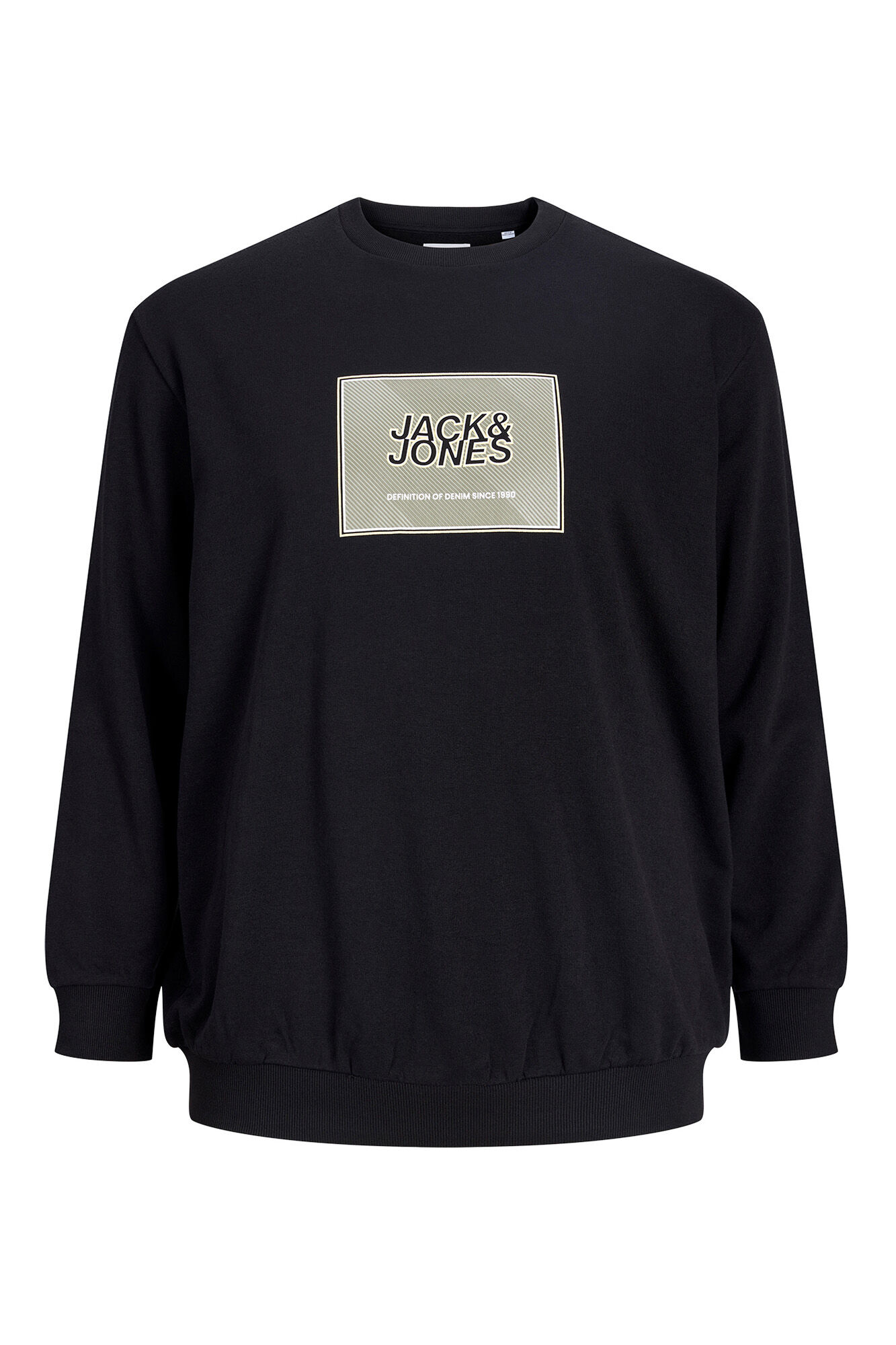 Jack & Jones PLUS Sweatshirt logo quadrado
