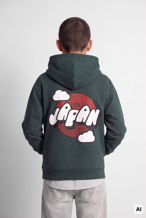 Springfield Kids Sudadera Japan ni&ntilde;o verde