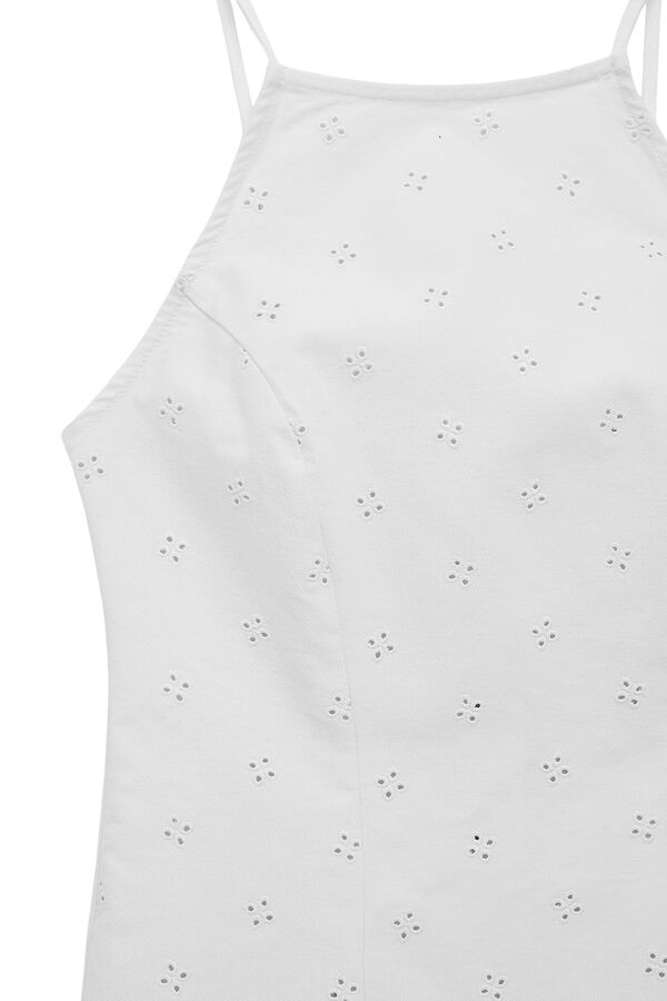 Koton Halterneck mini dress white