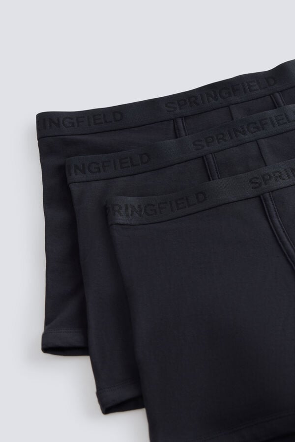 Springfield Pack 3 basic boxers blue