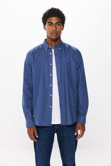 Springfield garment dye oxford shirt intenzivnoplava