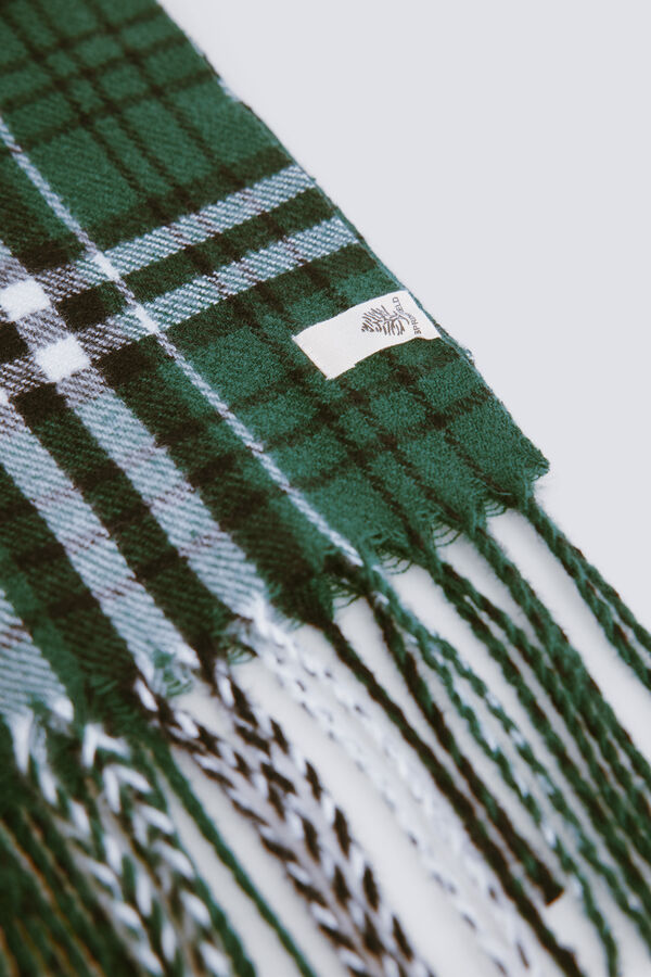 Springfield Tartanski karirani šal Zelena