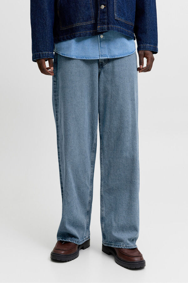 Jack & Jones Weite Jeans Blau