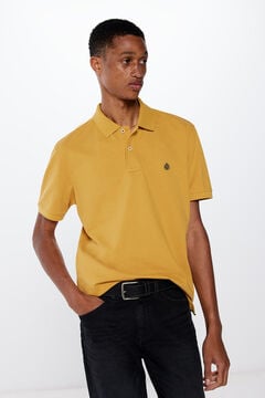 Springfield Basic-Poloshirt Piqué Regular Fit gold