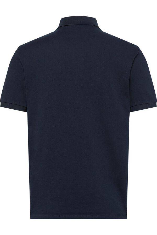 CK Jeans Polo piqu&eacute; manga corta azul