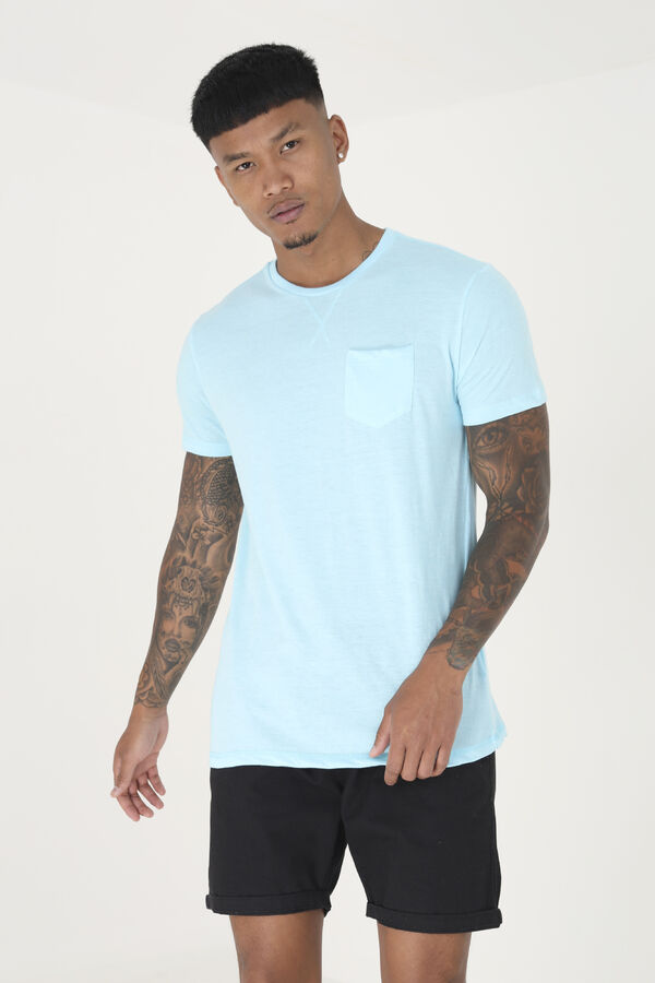 Brave Soul Essential short-sleeved T-shirt blue