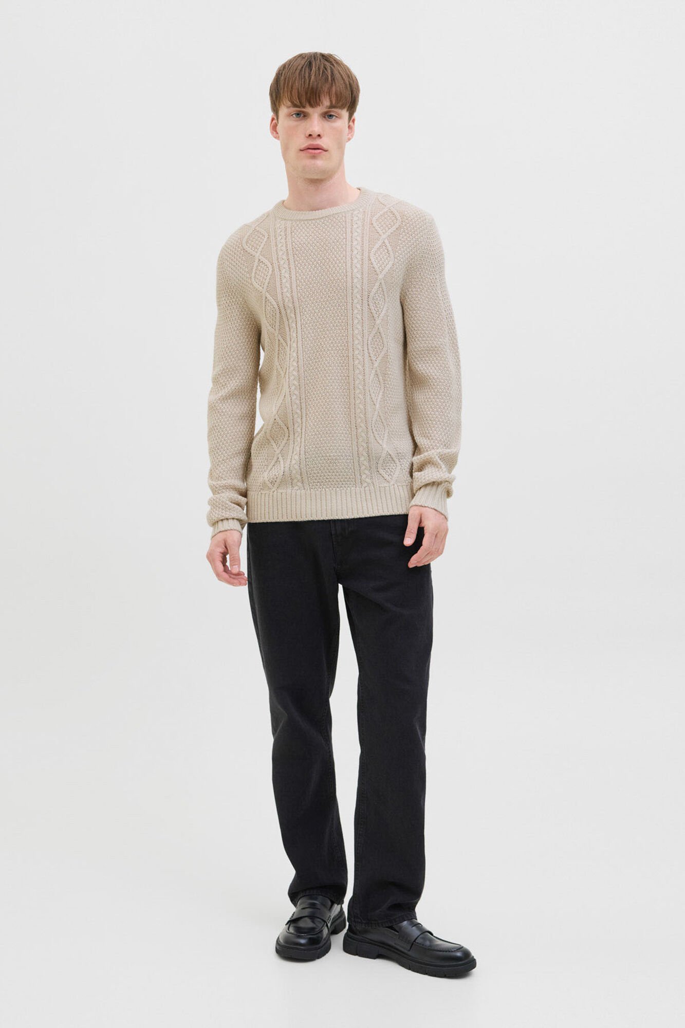 JJ REBEL Jersey de punto trenzado