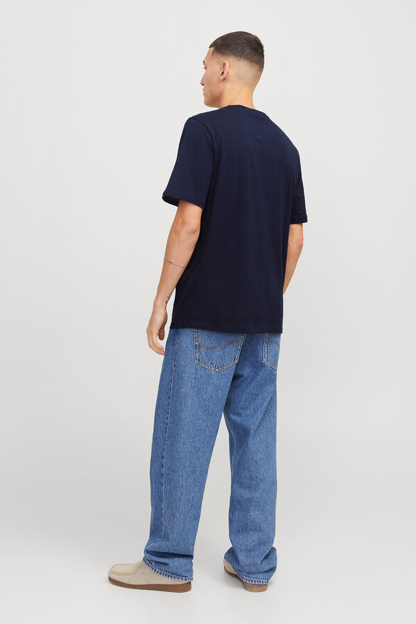 Jack & Jones Camiseta est&aacute;ndar fit azul