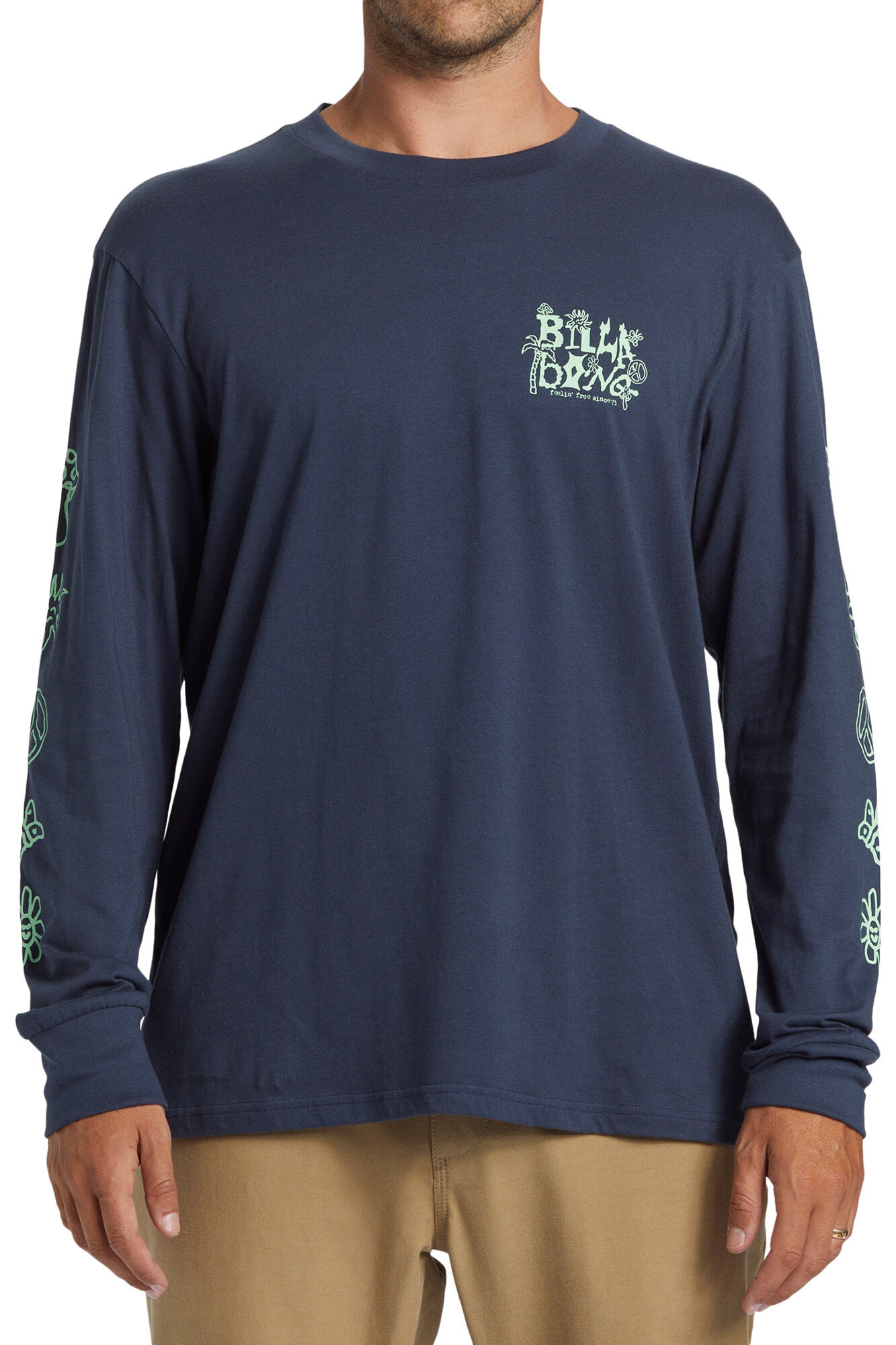 Billabong Camiseta de manga larga para Hombre