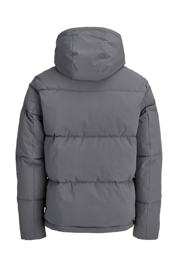 Jack & Jones Puffer jacket with hood grey