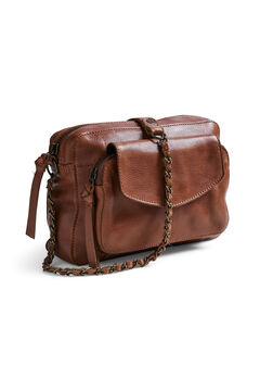 Springfield Crossbody bag in 100% leather camel