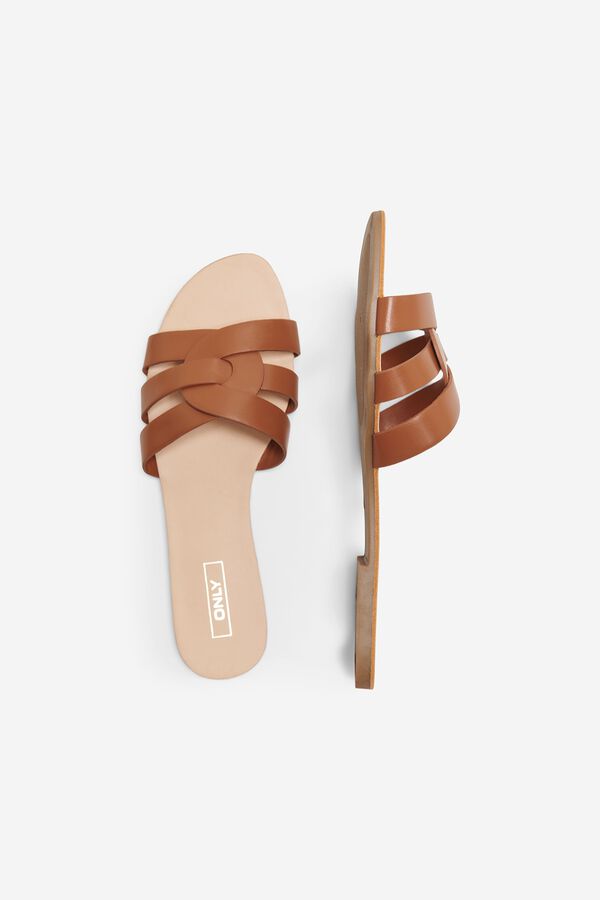 Only Flat sandal nude