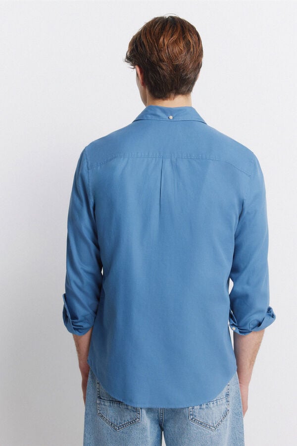 Springfield Textured shirt blue