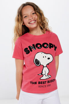 Springfield T-shirt Snoopy menina rosa