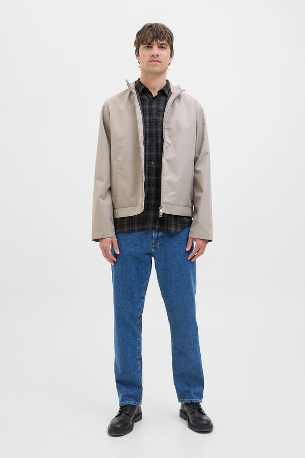 JJ REBEL Regular fit checked shirt Crna