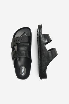 Only Glitzer-Flachsandale