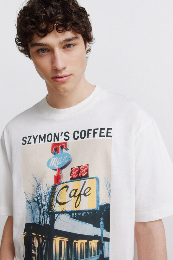 Springfield Twin Peaks T-shirt beige