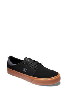 Springfield Trase - Suede Trainers for Men fekete