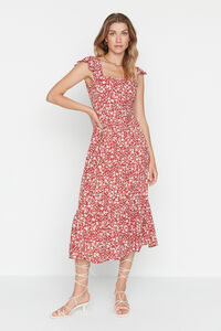 Trendyol Vestido midi de flores