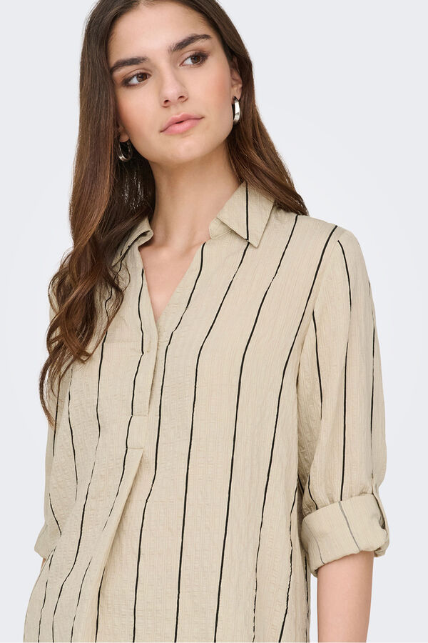 JDY Long sleeve shirt nude