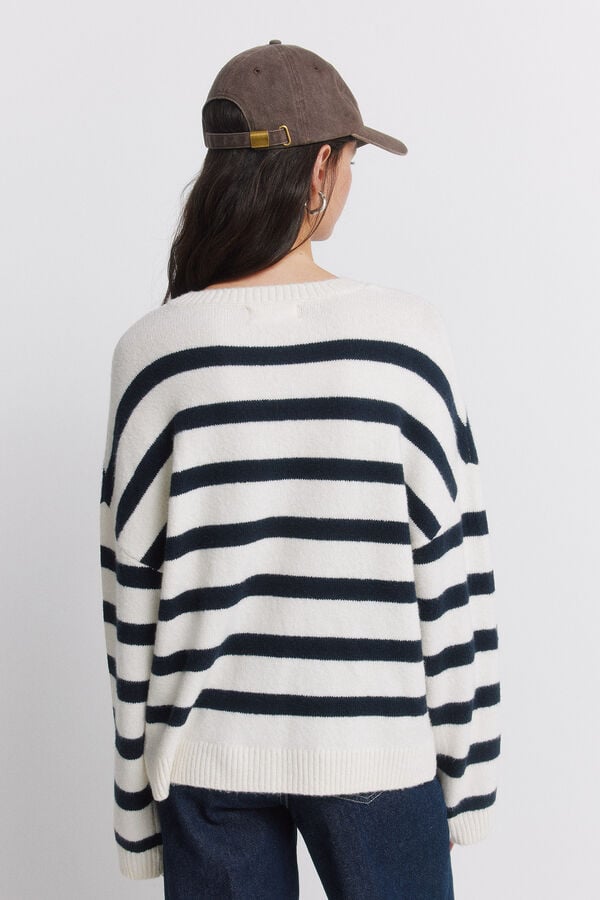 Springfield Dropped shoulder jumper brown