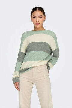 Only Striped round neck jumper