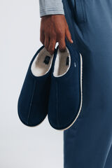 Springfield House clog slipper blue