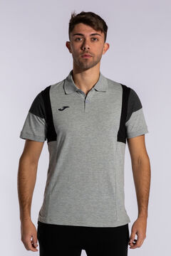 Springfield Grey marl Confort  short-sleeved polo shirt grey