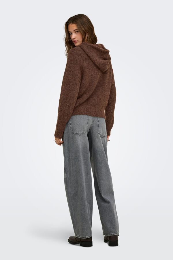Only Sweatshirt de malha castanho