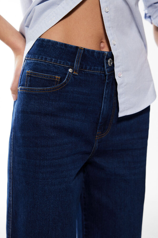 Springfield Jeans culotte bleu