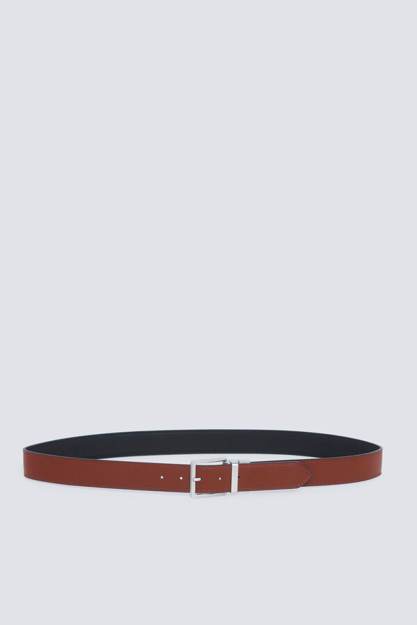 Springfield Reversible faux leather belt black