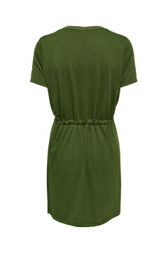 JDY Vestido curto em lurex