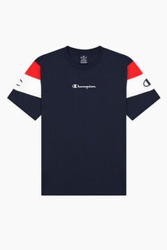 Springfield short-sleeved T-shirt with Champion logo navy