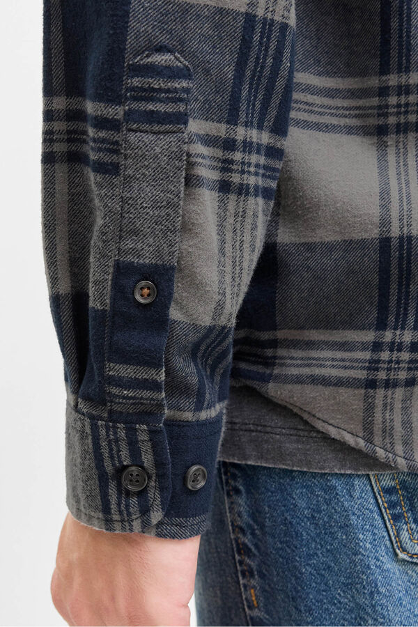 Jack & Jones Regular fit checked shirt blue