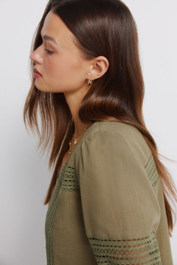 Springfield Lace short sleeve shirt printed