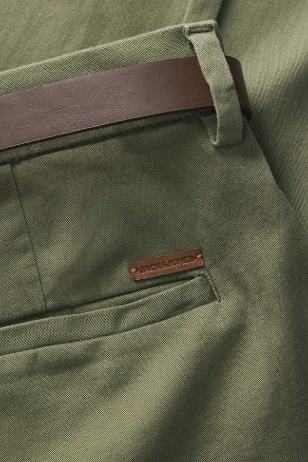 Jack & Jones Pantal&oacute;n chino slim fit verde