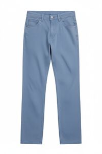 Springfield 5-pocket washed straight fit trousers