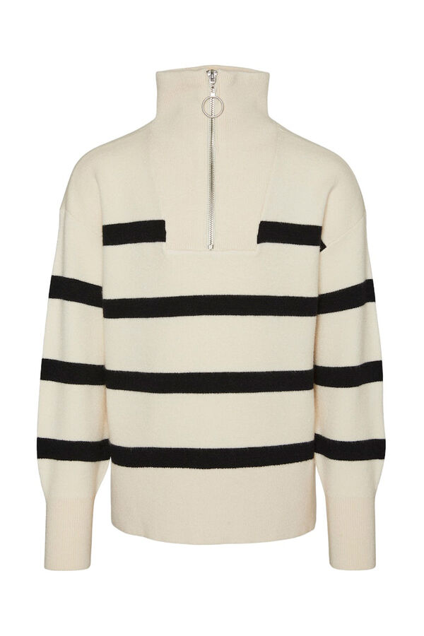 Vero Moda Girl Zip-up collar jumper grey