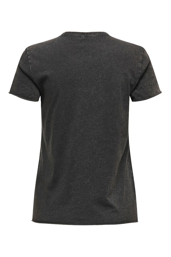 Only Printed short-sleeved T-shirt brown