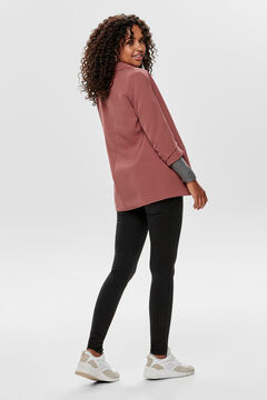 Only Blazer abierta manga remangada