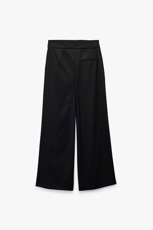 Koton Cal&ccedil;a sociais de perna larga preto