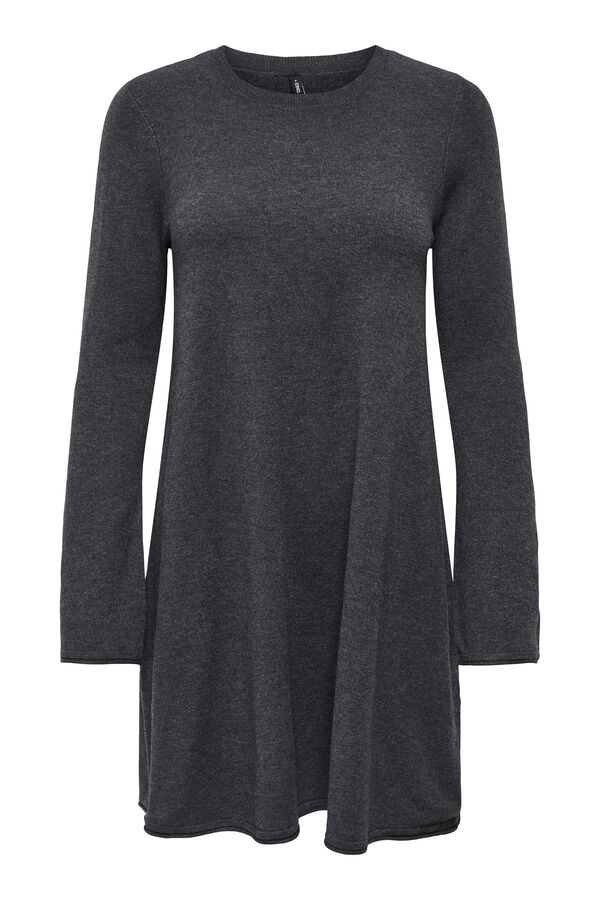 Only Vestido curto com manga compridas cinzento