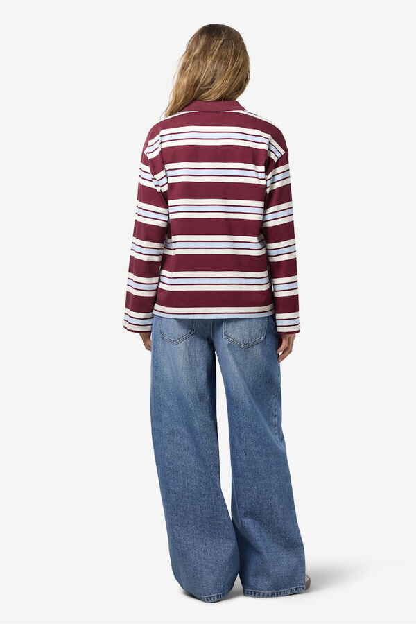 Noisy May Polo rayas morado/lila