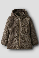 Name It Animal print coat Bež