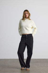 Noisy May gerippter Rollkragen