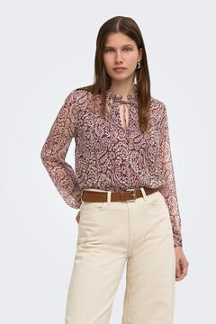 Only Blusa de gasa estampado paisley