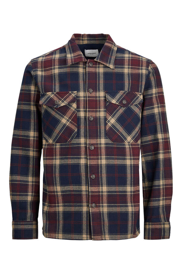 Jack & Jones Check overshirt pink