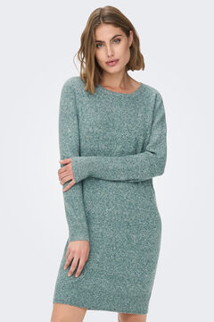 Springfield Short knit dress green