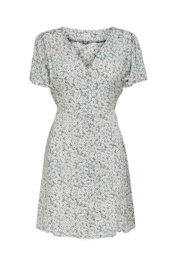 Only Short sleeve short dress blue